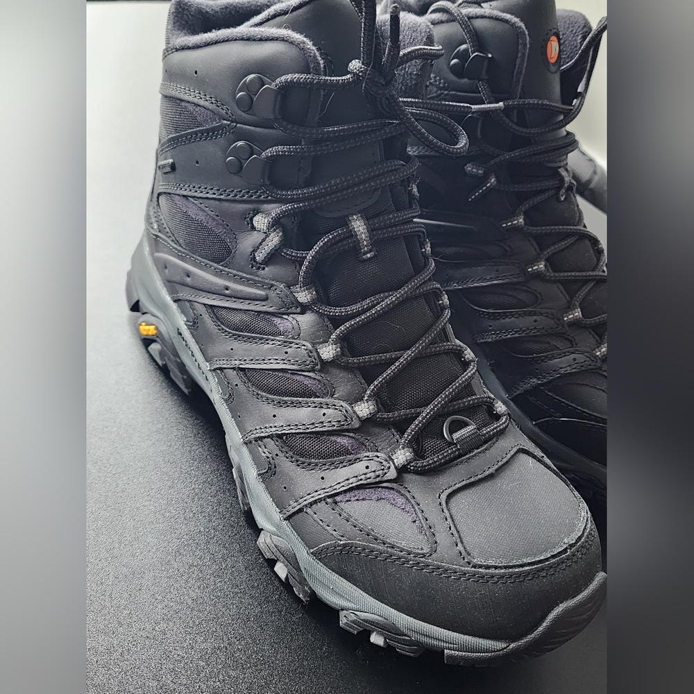 Merrell Men's Dark Gray and Black Trail Boots - Picture 7 of 13